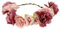 Homoyoyo Fee Blumenstirnband Für Mädchen Tiara-kranz Seidenblumen-frauen-stirnband Blumenkranz Blumenstirnband Für Frauen Hochzeit Haarkranz Brautjungfer Halloween Mutterschaftsfoto
