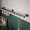 Rothley Easy-Fit 60cm Kitchen Utensil Rail Kit in Antique Copper - Wall Mounted Utensil & Mug Holder