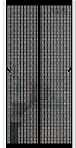 Zanzariera Porta 115 x 240 cm Zanzariera con Calamita Non è Necessario Praticare Fori Zanzariere Porte per Balcone Porta cucina Porta Finestra, Nero