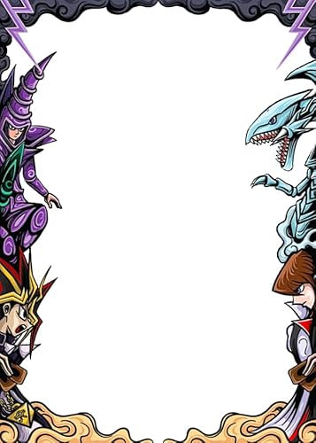 Yu-Gi-Oh! Standard Sized Yugi v Kaiba Oversleeves | YGO, MTG, One Piece Sammelkartenspiele Karten Hüllen (60 Stück)