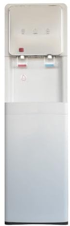 Fontaine à Eau à Osmose Inverse à 5 étapes. Modèle : Refroidisseur Blanc Eco-Standard RO 2T. Filtres en Ligne Standard. Distribution d'eau Froide et Naturelle ou Froide et Chaude.