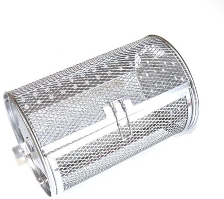 Cesta para freidora de aire, parrilla giratoria de 360 grados, parrilla de asador, parrilla giratoria, jaula para hornear para freidora de aire de frijoles secos de maní