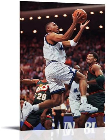 GOORAL Penny Hardaway Klassischer Action-Poster, Druck, Fotokunst, Malerei, Leinwand, Heimdekoration, Schlafzimmer, moderne Dekorationen, 30 x 45 cm