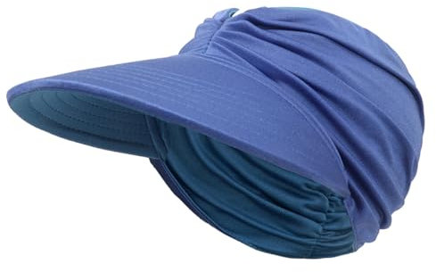 YAMEE Gorra con Visera Mujer Reversible de Transpirable Ajustable,Sombrero Mujer Verano con Cola de Caballo,Viseras para Mujer cómoda elástica,Sombrero Deportiva Playa Mujer Proteccion Solar