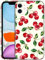 GlamCase for iPhone 11, iPhone 11 Case - Cherry Watercolor Pattern Design Printed Slim Fit Cute Plastic Hard Snap on Protective Designer Back Phone Case/Cover for iPhone 11 Multicolor
