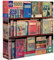 eeBoo PZTVTL Vintage Library – Buntes 1000 Teilen – Puzzle aus recyceltem Karton – Maße 58,5 cm, Mehrfarbig