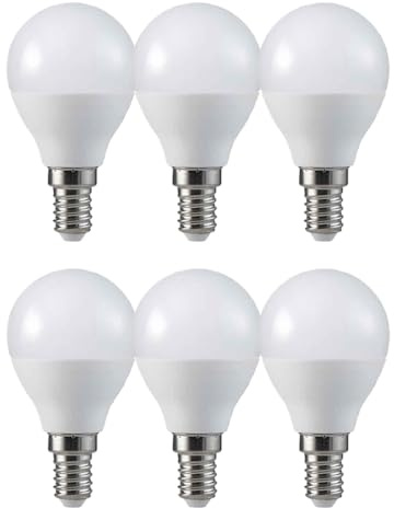 LHW-Licht LED-Leuchtmittel 6er-Set Tropfen 3,4W = 25W E14 matt 250 Lumen warmweiß 2700K 240°