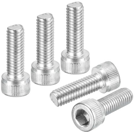 DTGN M6-1x18 Zylinderschrauben mit Innensechskant - 20 Stück Innensechskantschrauben - für Schränke 3D-Drucker Motorrad Türgriffe - Innensechskantschraube Vollgewinde Edelstahl 304