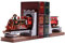 ROBOTIME Puzzle 3D Serre Livre Train du Siècle, Book Nook Maquette en Bois a Construire, Cadeaux de Diorama pour Adultes et Enfants, Décoration de Bibliothèque