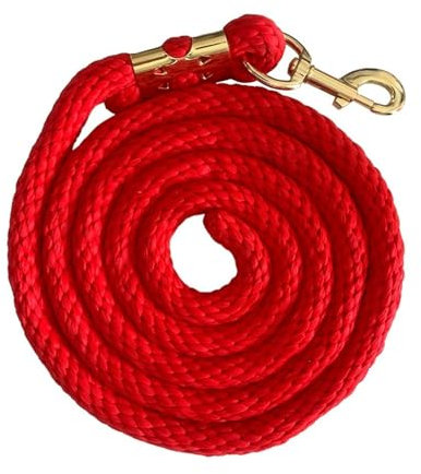 Führstrick für das Pferdetraining,Pferdeseil | 6,5 Fuß Leine mit Trigger Bull Snap | Langes Seil für und Nutztiere, Führleine für effektive Kontrolle, Haustierzubehör