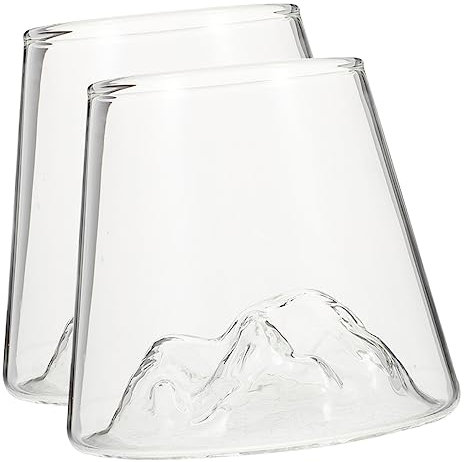 Cabilock Tazze Da Tè in Doppie Grandi Tazze Decorative Da Caffè in Borosilicato Per La Casa E Il Bar