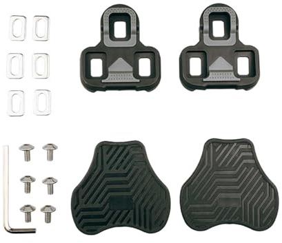 HOUSON Fahrrad Pedal Plate Pedalaufsatz Adapter mit Fahrrad Cleats kompatibel mit KEO System