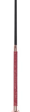 HKM Croco Dressage Whip Wine Red 110