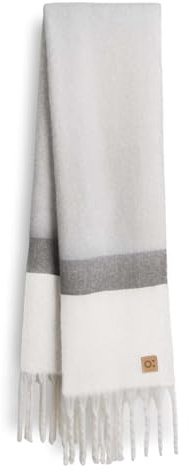 OPUS Damen Schal | ALLANIS gebrushter Schal mit Fransen hazy fog melange, 0