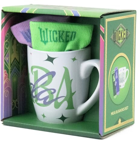 Pyramid International Juego de taza y calcetines Wicked