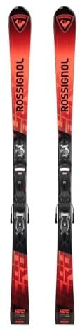 Rossignol Hero PRO Multi Event (130-160cm) + XPJR7 Kinder Skiset - 140 | komfortabel für aktive Tage, zuverlässig bei Wintersport, level: Erfahren, sidecuts: Übergroß