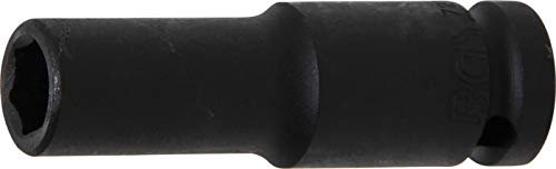 BGS 7212 | Kraft-Steckschlüssel-Einsatz Sechskant, tief | 12,5 mm (1/2) | SW 12 mm
