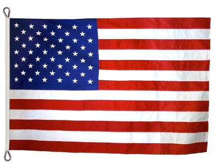Annin Flagmakers rígida Tex EE. UU Bandera, American, 12 by 18-Feet