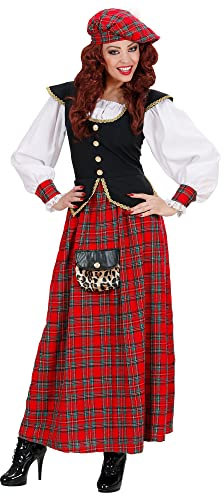 W WIDMANN MILANO Party Fashion - Kostüm Schottische Frau, Kleid und Hut, Schottland, Faschingskostüme