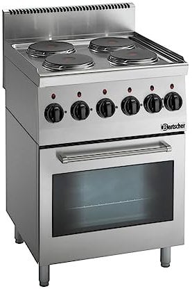 Bartscher Elektroherd 600 Imbiss mit Elektro-Multifunktionsbackofen Gastronomiebedarf