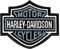 Harley-Davidson Aufnäher B&S Silber mittel - EMB302543
