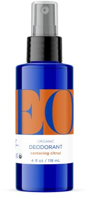 EO Organic Deodorant Spray, 4 Ounce (Pack of 1), Citrus, Organic Plant-Based, Botanical Extracts
