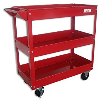 SOGI X2-09 Carrello portautensili porta attrezzi 3 piani in metallo per officina