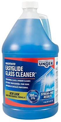 Unger Professionelles Glasreiniger-Konzentrat für streifenfreies EasyGlide (ergibt 100 Gallonen), 3,5 l