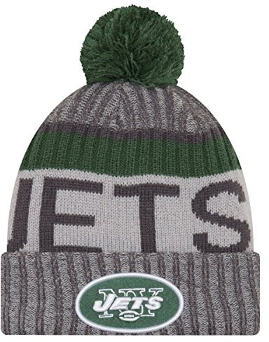 New Era NFL Sideline 2017 Bobble Mütze - New York Jets