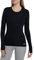 TCA Damen Stamina Leichtes Langarm Laufshirt mit Reißverschlusstasche - Schwarz, M