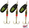 MEPPS - Cuiller Black Fury Point Jaune (Chartreuse x3, 1)