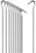 com-four® 12x Zelt-Heringe aus Stahl (12/24/36 Packung) 23cm x Ø 7mm - Heavy-Duty - extra Dicke Erdnägel für Camping, Outdoor, Zelten, Angeln und Festivals - für normalen und harten Boden