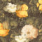 Pfingstrosen Tapete gemalt | Gemälde Vliestapete mit Blumen in Grün Gelb Weiß | Vintage Blumentapete mit Rosen ideal für Esszimmer und Schlafzimmer | Rolle (10,05 x 0,53 m) = 5,33 m²