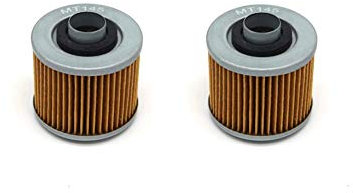 MEXITAL confezione da 2 Motocicletta Filtro Olio per YAMAHA XC180 180 1983-1985 XV500 VIRAGO 500 XT400 400-4v 1983-1984 XZ550 VISION 550 XT550 550 1982-1983 XV535 535 1982