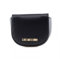 Moschino Love Clutch Schwarz mit verstellbarem Schultergurt, 4348-UNICAnero, Schwarz, 4348-UNICAnero Einheitsgröße