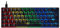 Mizar MZ60 LUNA Mechanical Gaming Keyboard | 60% Keyboard 62 Key ISO UK Layout | RGB LED Backlit | Anti Ghosting NKRO | Progammable Macro Keys | Hotswap Gateron Yellow Switches | Black