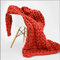 RAILONCH Gestrickte Grobe Strickdecke Wolle Kuscheldecke Grobstrick Wolldecke Strickdecke Tagesdecke Überwurf Decke Zuhause Dekor (120×180cm,Rot)
