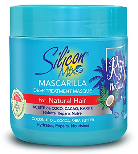 Silicon Mix Rizos Naturales Deep Treatment Masque 478g - Mascarilla Para Pelo Rizado, Ondulado Y Encrespado - Hidrata, Nutre, Repara