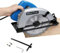 Sega circolare portatile con cavo elettrico a mano, 230 V, 900 W, con guida di guida, profondità di taglio: 90°: 55 mm/45°: 38 mm, ideale per legno, plastica, metallo morbido, plastica