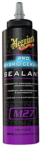 Meguiar's M2716EU Pro Hybrid Ceramic SiO2 M27 Sealant 473ml; Incredible gloss, slickness and beading