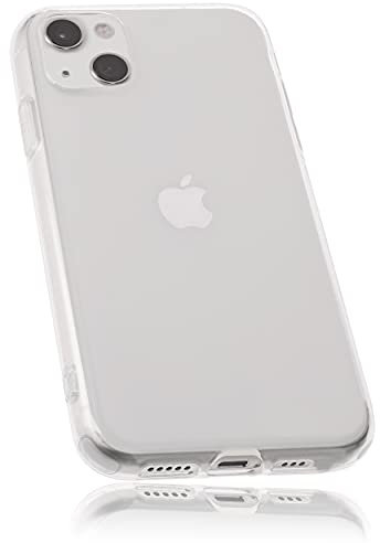 mumbi Hülle kompatibel mit iPhone 13 Case Schutzhülle Handyhülle Tasche, transparent Durchsichtig