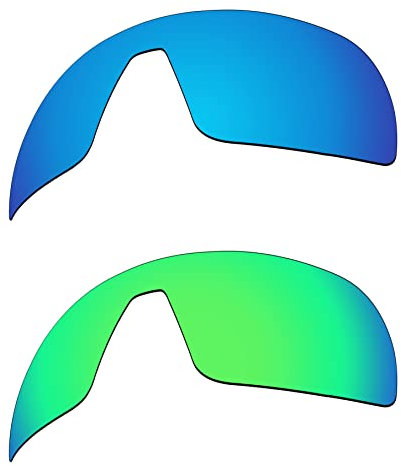 EZReplace Ersatzgläser für Oakley Sutro OO9406 Sonnenbrillen (polarisierte Gläser) - Passend für Oakley Sutro Rahmen (Eisblau+Frühlingsgrün)