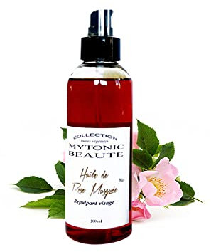 Huile de rose musquée Bio | Repulpant visage - Anti-age - Anti-ride | 100% végétale et naturelle Rosehip oil (200ml)