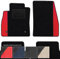 moto-MOLTICO Fußmatten Auto Velours Autoteppiche Schwarz Automatten Set 4-teilig - Auffälliges Design - passend für Ford Mustang 2006-2014 (Rotes Muster)