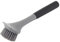 KitchenAid Sink Brush to Preserve Seasoning on Cast Iron and Grills, Nylon Bristles and Soft Touch Handle for Optimal Control, Dishwasher Safe, Black and Gray