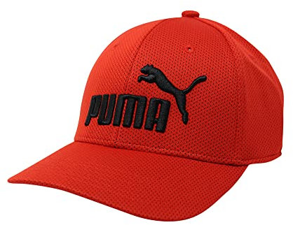 PUMA Evercat Mesh Stretch Fit Cap, rot, L/XL