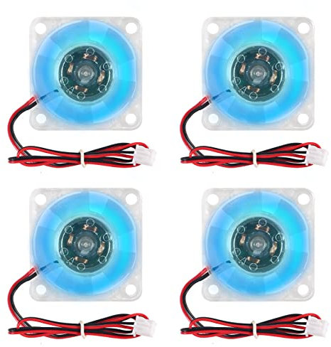 4Pcs 3010 Fan 30mm 30x30x10mm RGB Fan Color Led DC 12V 3010 DC Cooler Hydraulic Bearing Brushless Cooling 30x10mm 2PIN