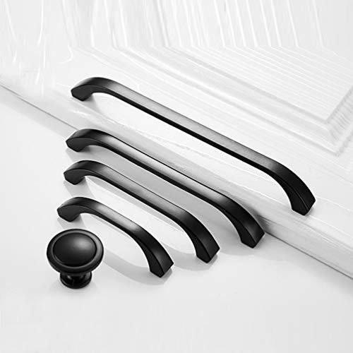 HY HUIJUN Schrankgriffe, 6 Stück Möbelgriffe, Gestanzt Abstand 160mm, für Griffe Türgriff Kleiderschrank Küchengriffe mit Schrauben