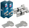 BASI | 2er SET V50 Profil-Knaufkurzzylinder K40/27 mm | Gleichschließend | Profilzylinder | Türzylinder Schließzylinder für Hauseingangstüren Wohneingangstüren | Zylinderschloss mit 3 Schlüsseln