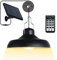 Solar Shed Lights Outdoor - Pendant Light Indoor 3000K|4500K|6500K| with Remote Control Solar Lights Outdoor IP65 Waterproof Indoor for Gazebo,Garden,Camping Accessories,Porch